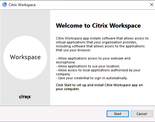 Citrix workspace app download